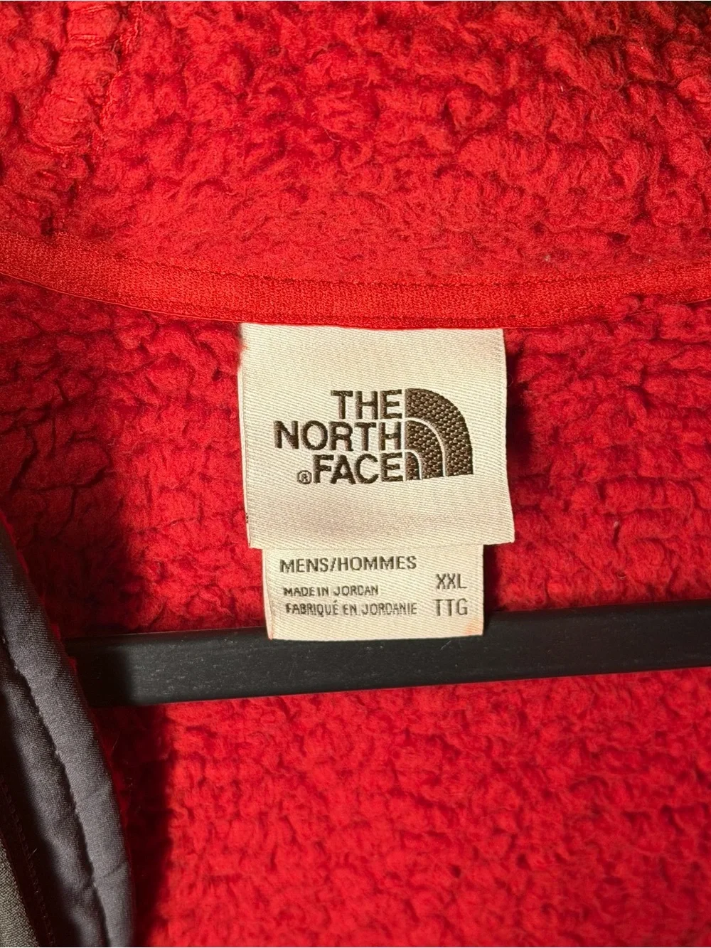 The North Face Bright Red Sherpa Fleece Pullover